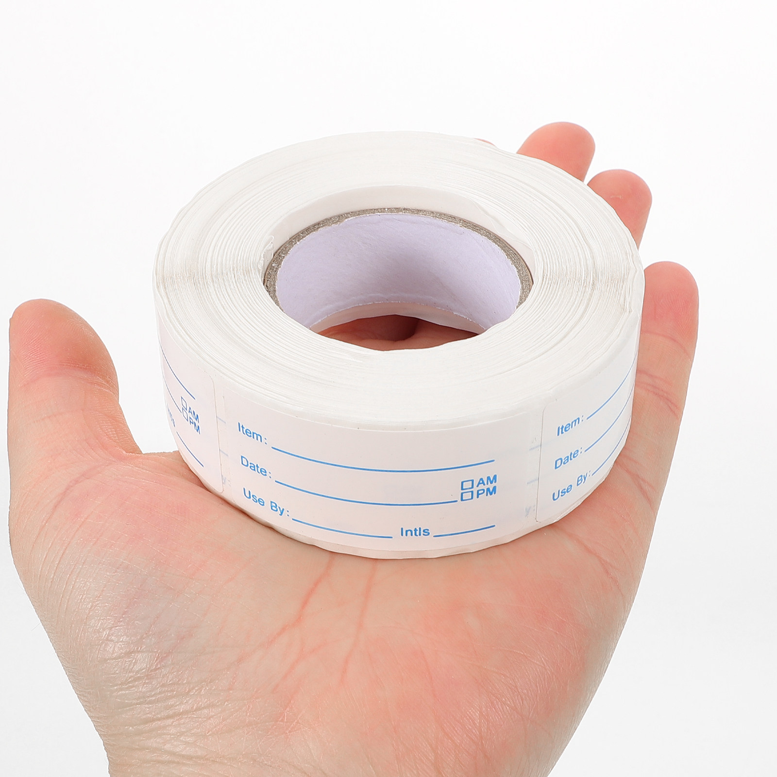 Food Storage Labels - สติกเกอร์ฉลากวันที่แบบม้วน ฉลากอาหารสำหรับภาชนะ ฉลากสติกเกอร์สำหรับโหล สำหรับใช้ในบ้าน ครัว ร้านอาหาร