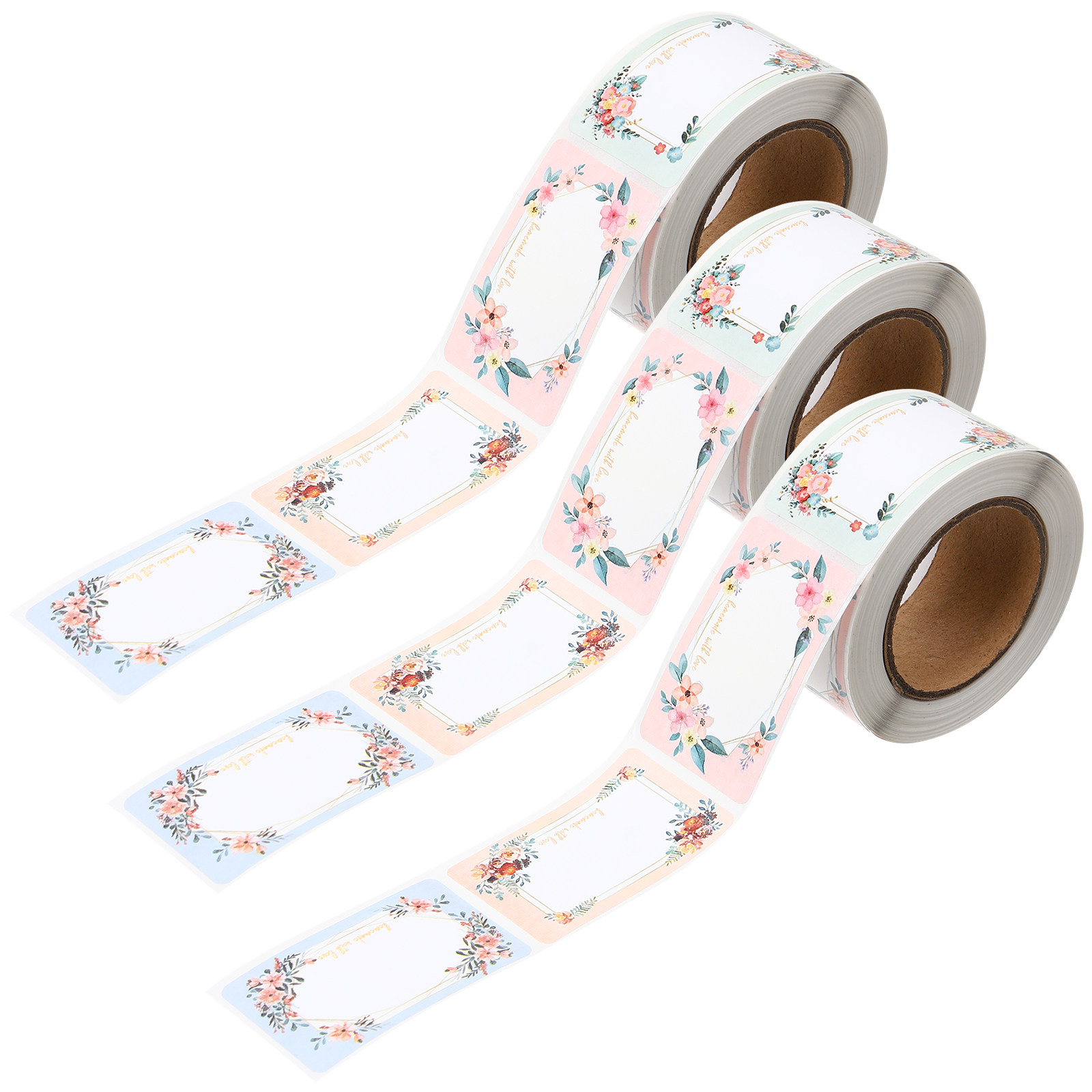 สติกเกอร์ฉลากชื่อเปล่า 3 ม้วน  - Food Storage Labels บทวิจารณ์และราคา