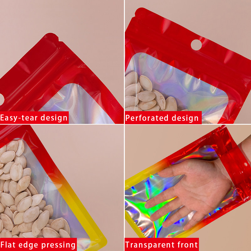 ถุงซิปสี่เหลี่ยมสีโฮโลแกรม, ถุ - Food Storage Bag บทวิจารณ์และราคา