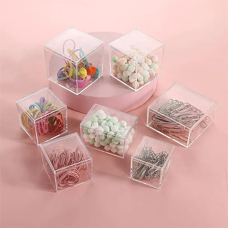 12 PCS อะคริลิคใสกล่องพลาสติกข - Food Storage With Dividers บทวิจารณ์และราคา