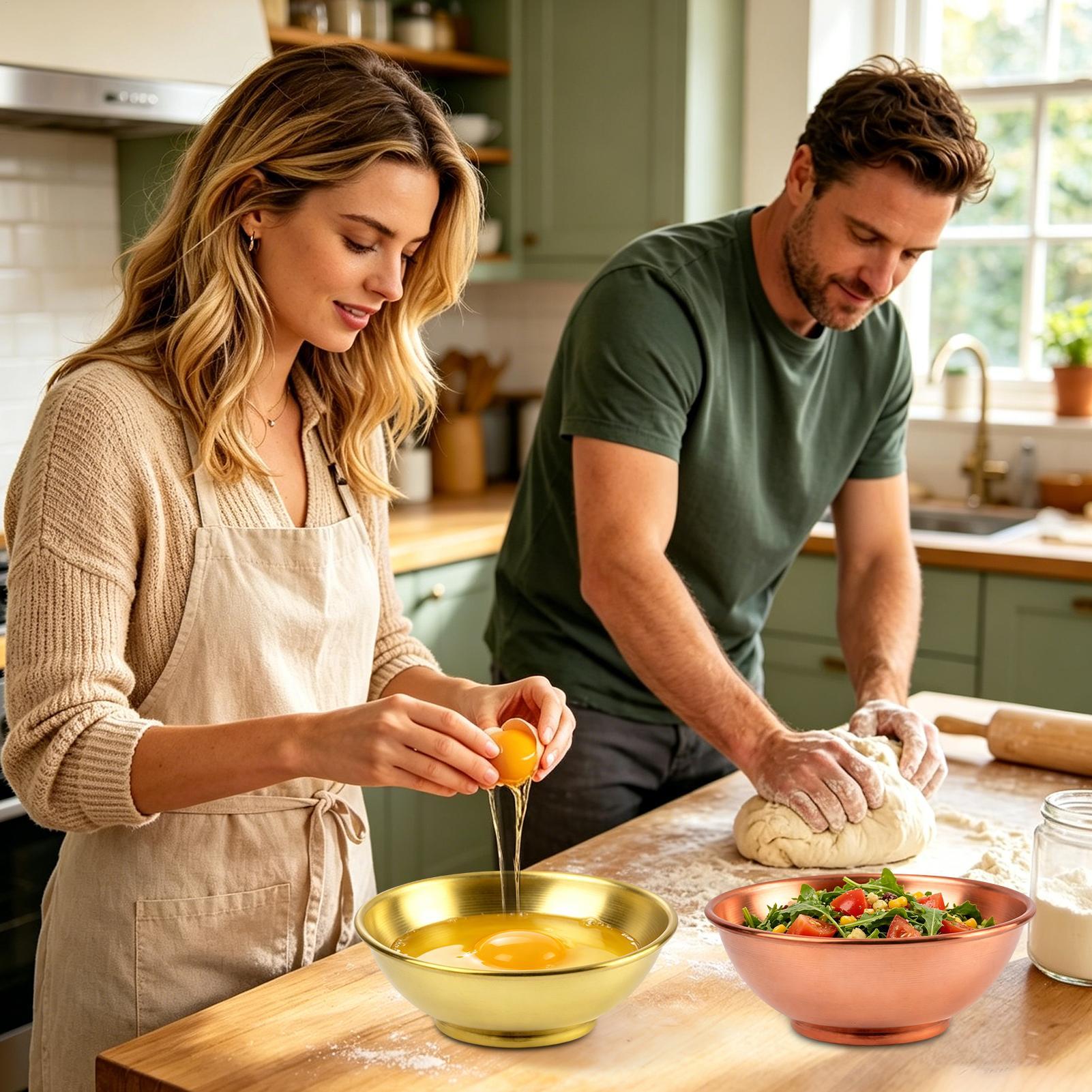 ชามทองแดงขนาดใหญ่ ภาชนะเก็บของ - Food Storage Meals บทวิจารณ์และราคา