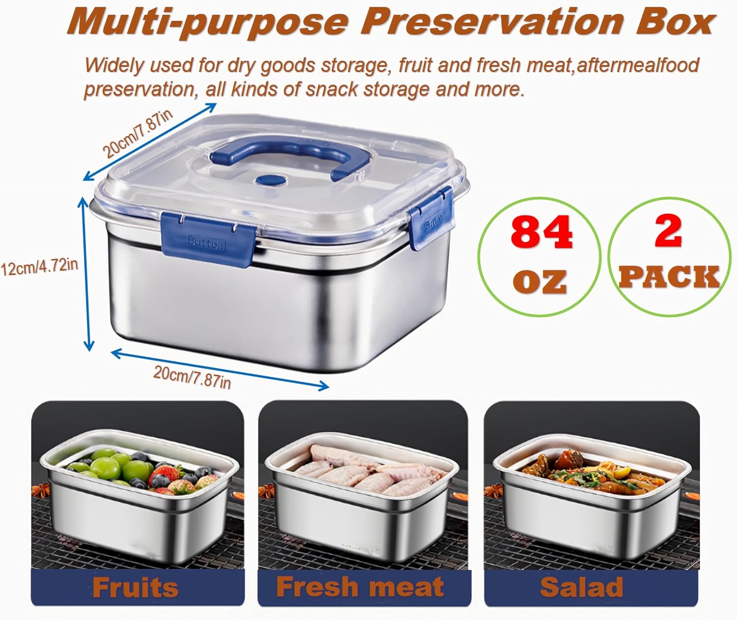 กล่องเก็บอาหารสแตนเลสกันรั่วพร - Food Storage Oven Safe บทวิจารณ์และราคา