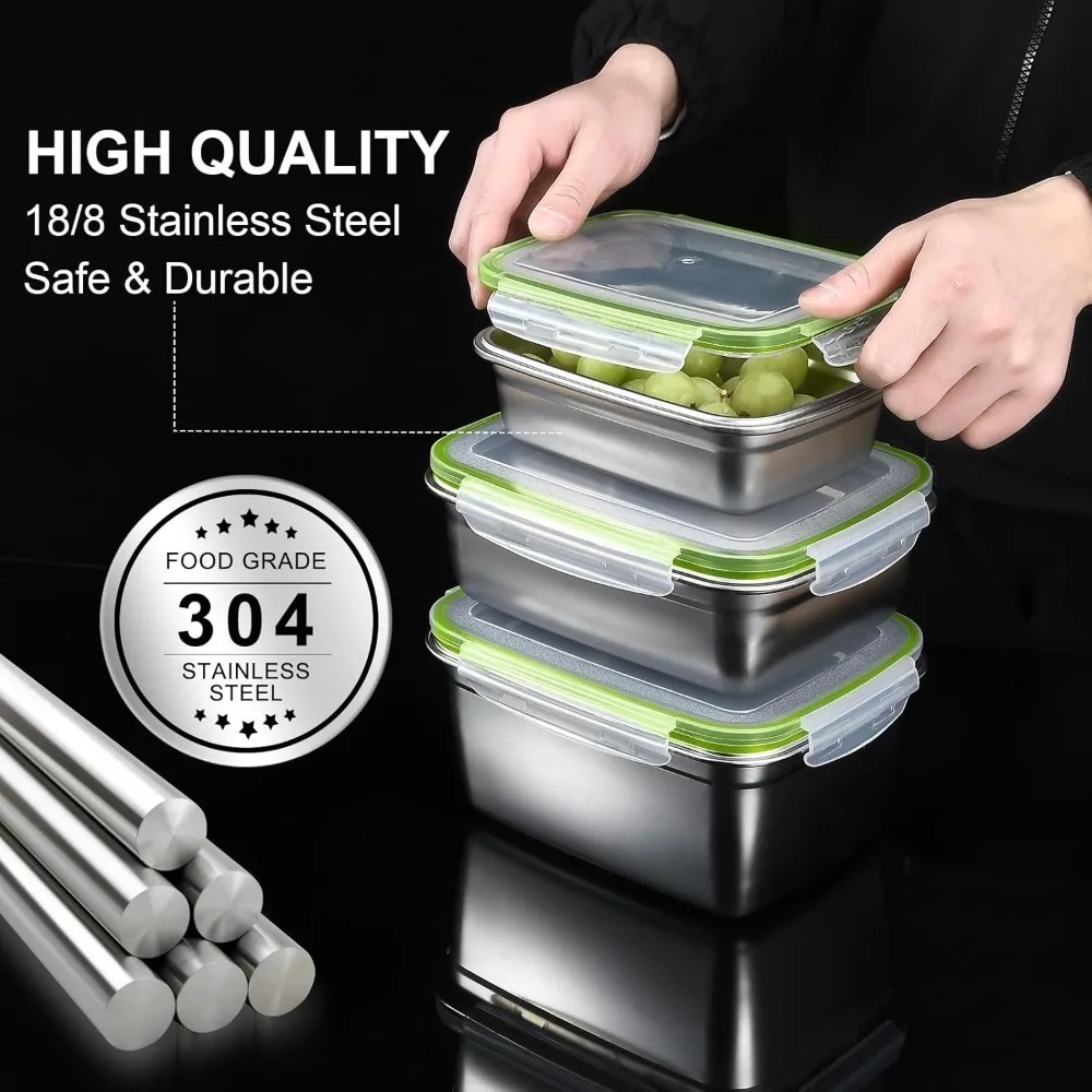 ชุดกล่องถนอมอาหาร 1/3 ชิ้น ผลิ - Food Storage Oven Safe บทวิจารณ์และราคา
