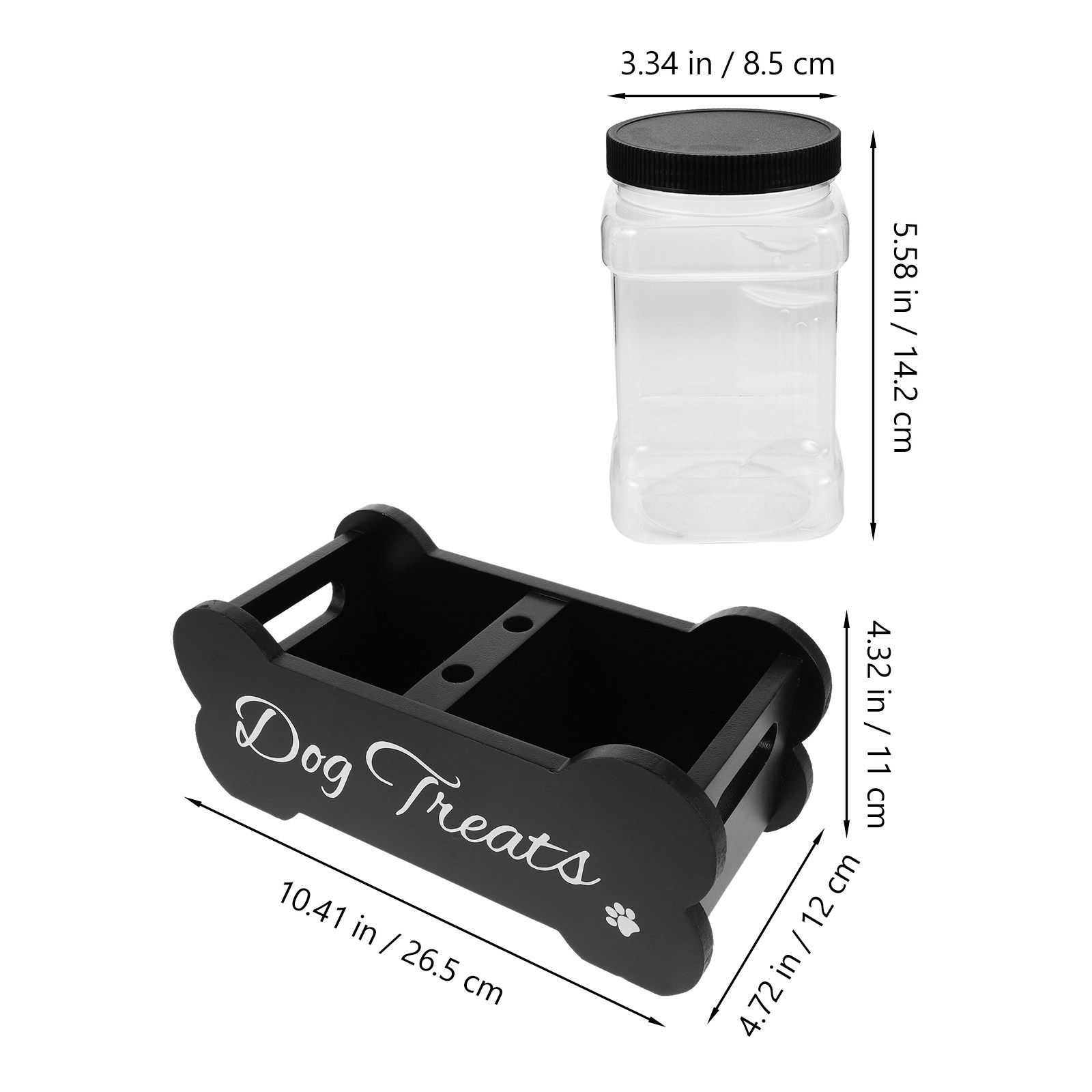 1 ชุด กล่องใส่ขนมสุนัขไม้ดีไซน - Food Storage With Dividers บทวิจารณ์และราคา