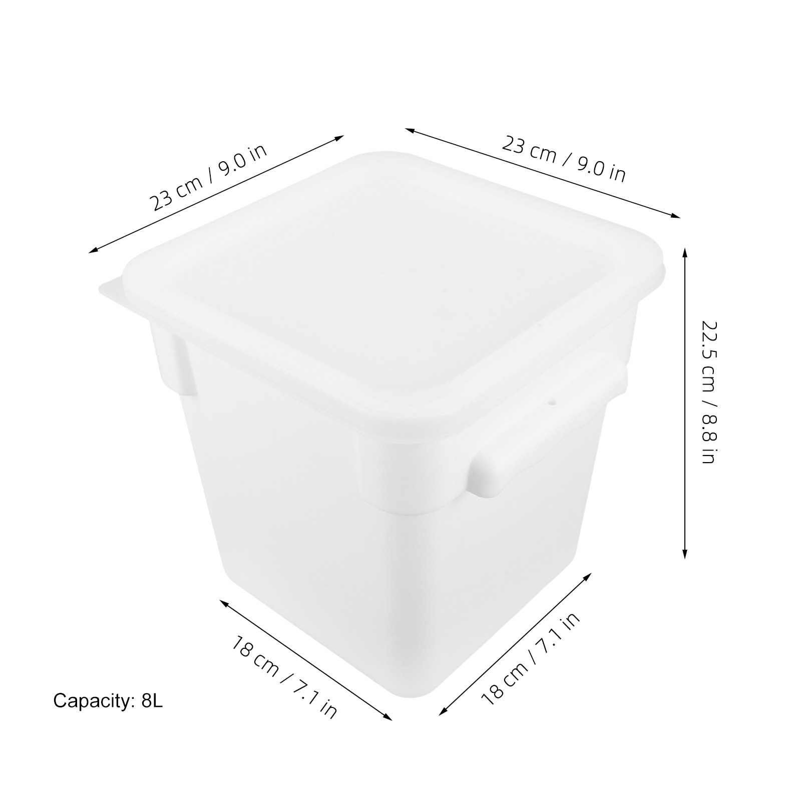 กล่องเก็บอาหารเชิงพาณิชย์ ฝาปิ - Food Storage Containers บทวิจารณ์และราคา
